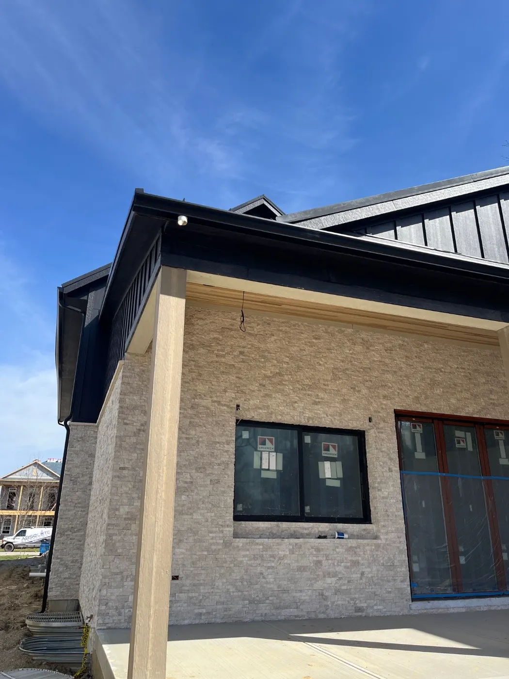 Storm-damaged siding documented in Woodshire