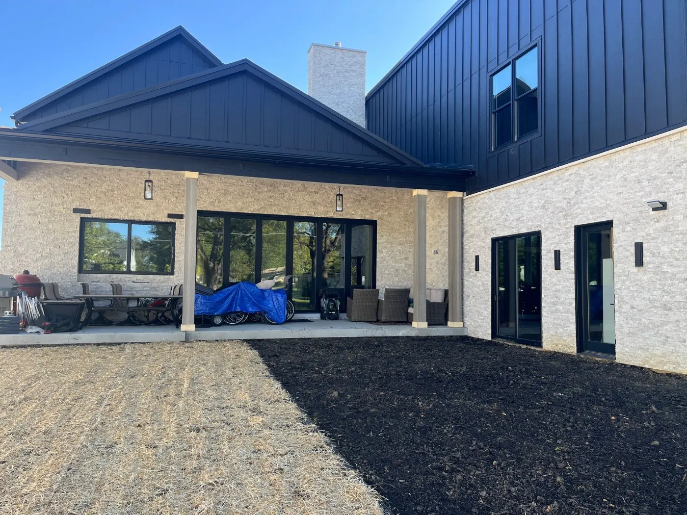 Siding installation documented in Woodshire